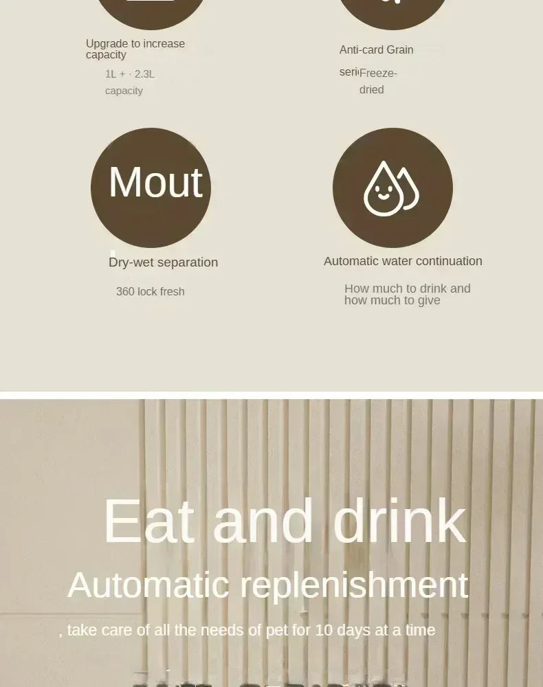 Mangeoire Automatique Fontaine Chat Chien - Masko shop