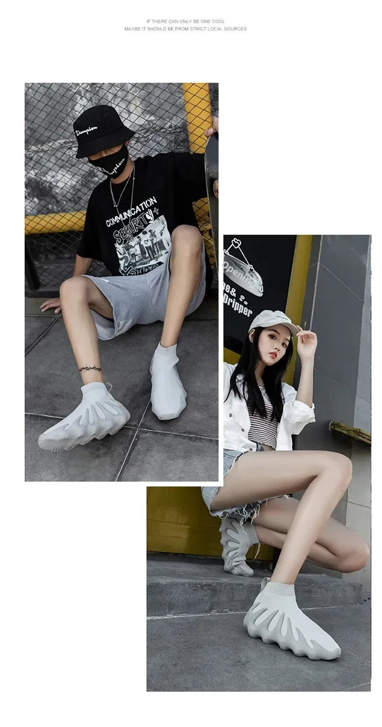 Baskets Montantes Grande Taille - Semelle Épaisse - Masko shop