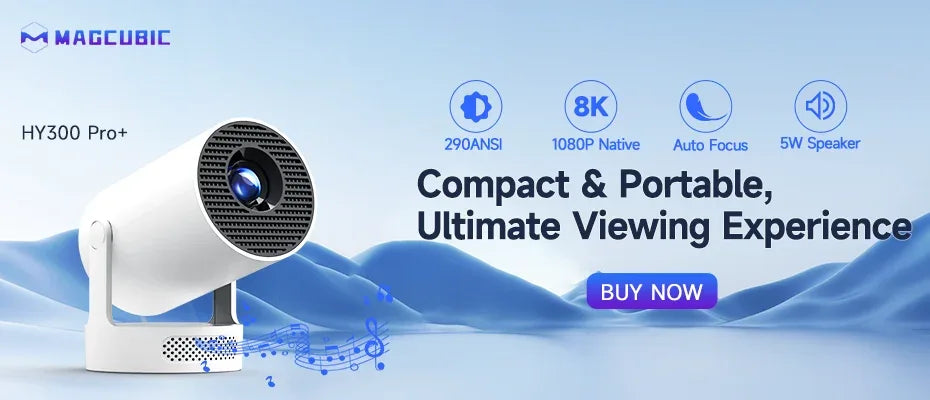 Projecteur HY300 Pro 8K Android 14 WiFi6 - Masko shop