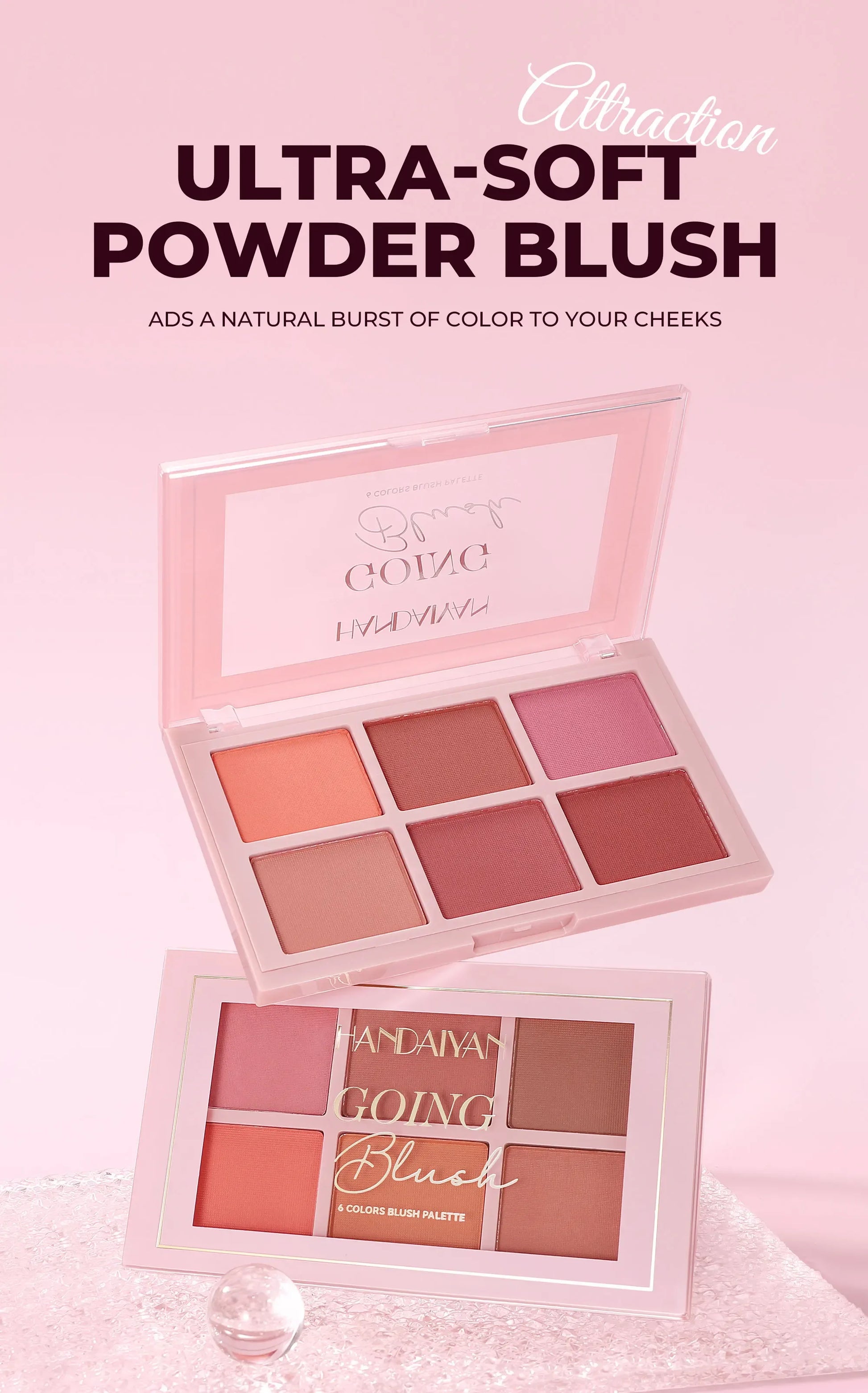 Palette Blush Longue Tenue - Finition Velours - Masko shop