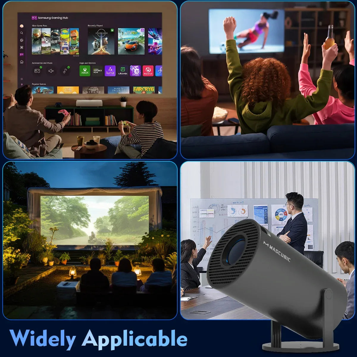 Projecteur HY300 Pro 8K Android 14 WiFi6 - Masko shop