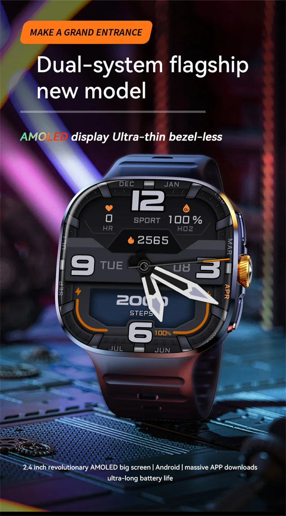 Montre Connectée 5G Android 10 - 8GB+128GB - Masko shop