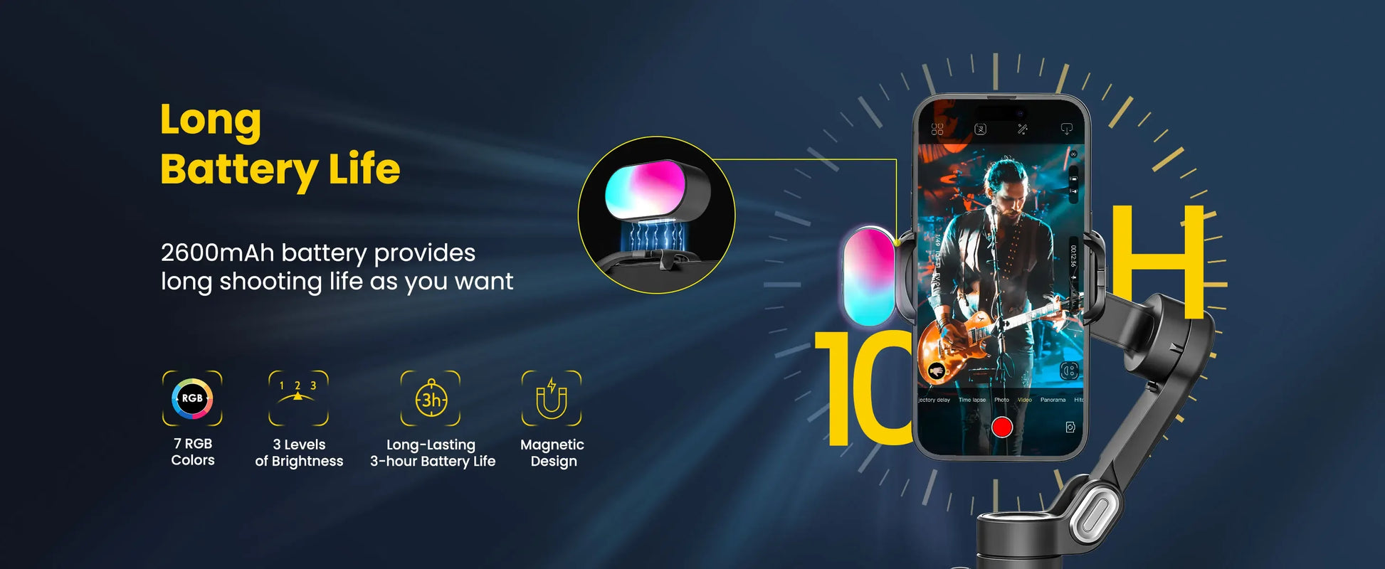 Stabilisateur AOCHUAN Combo1 3 Axes - Masko shop