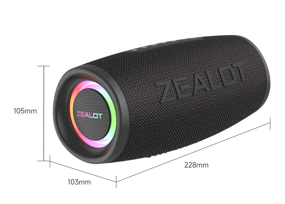 Haut-Parleur Bluetooth ZEALOT S56 - 40W - IPX6 - Masko shop