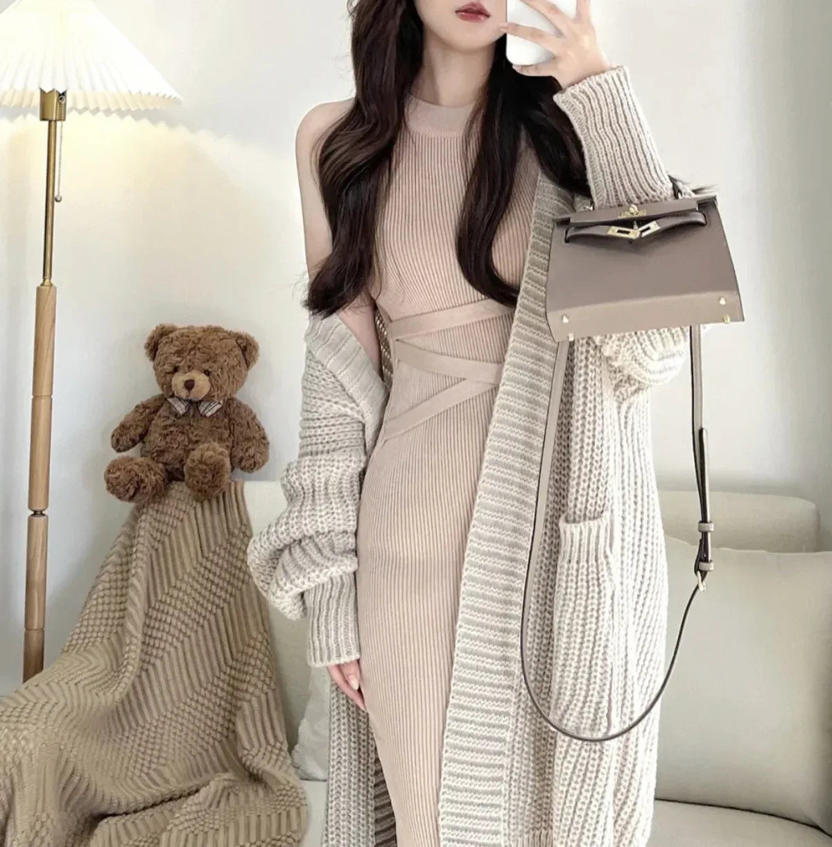 Mini Robe Texturée Élégante - Été - Masko shop