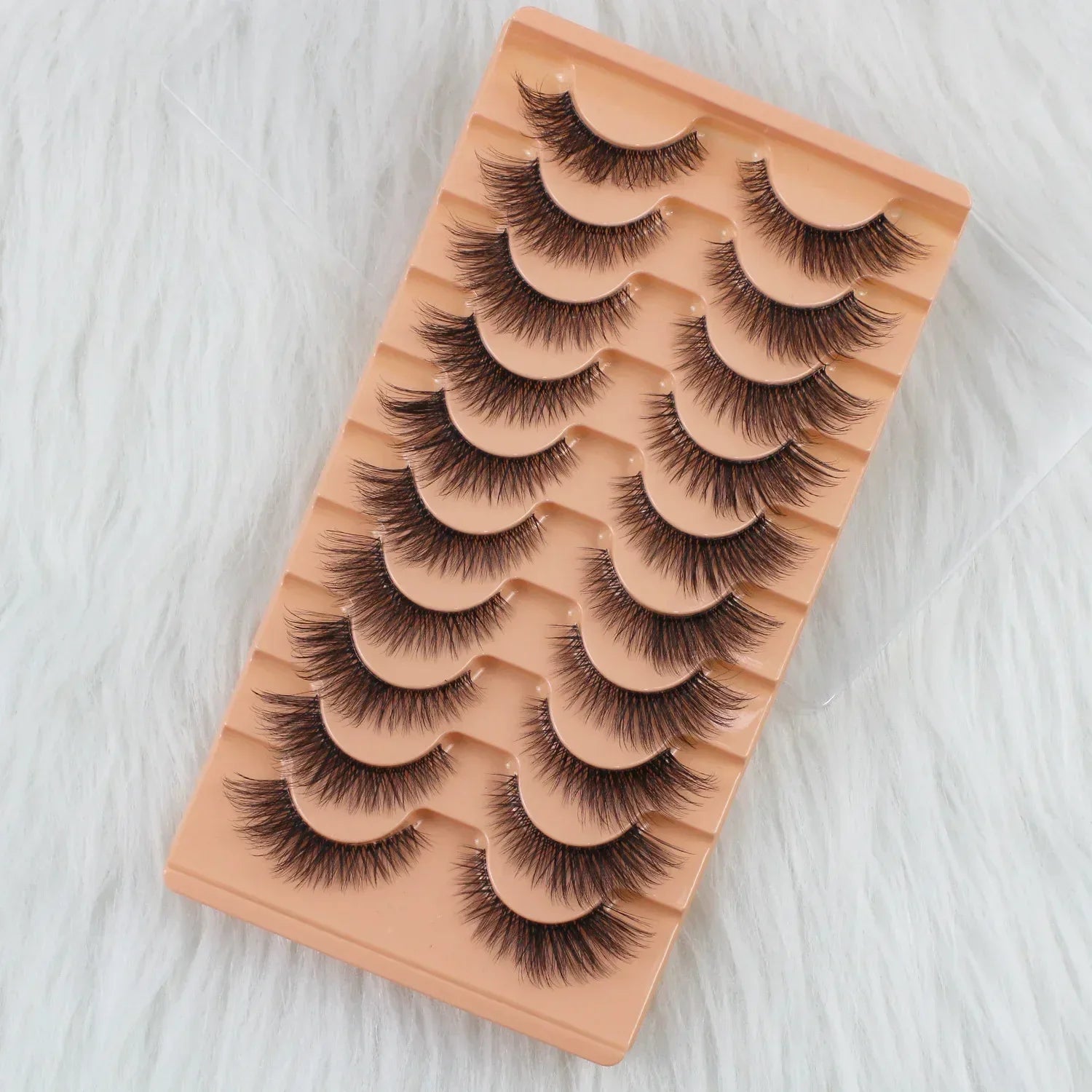 Faux Cils Naturels Cluster - Style Œil de Chat - Masko shop