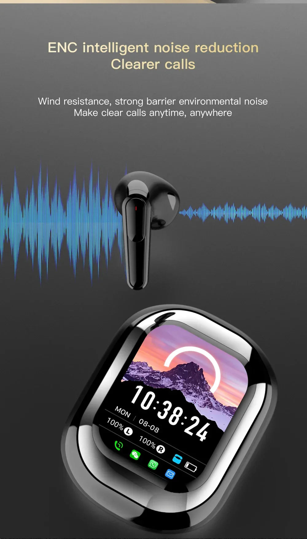 Écouteurs TWS SE-ONE LED Tactile - Masko shop