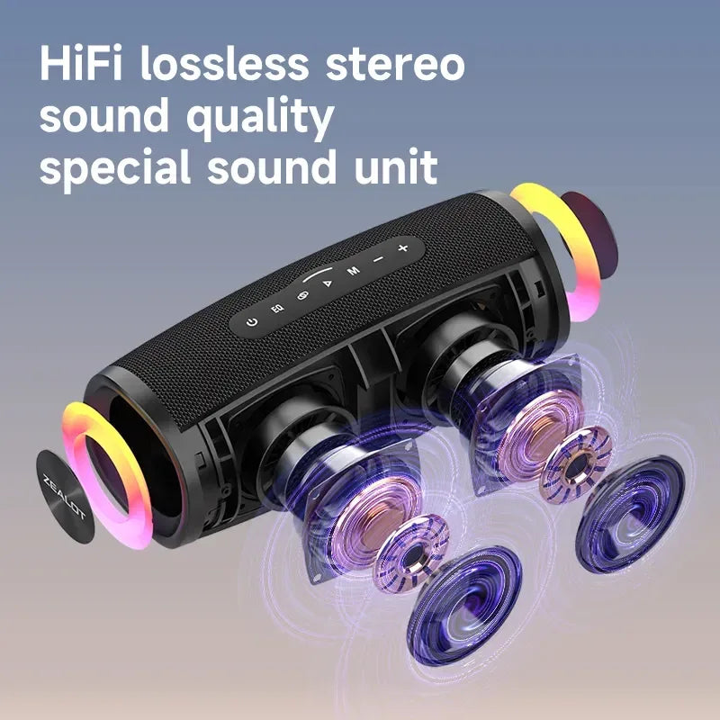 Haut-Parleur Bluetooth ZEALOT S56 - 40W - IPX6 - Masko shop