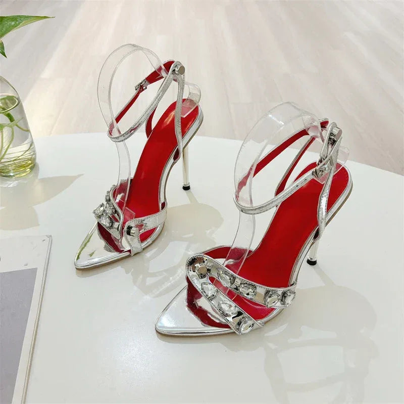 Sandales à Talons Hauts Liyke - Gemmes et Rivets - Masko shop