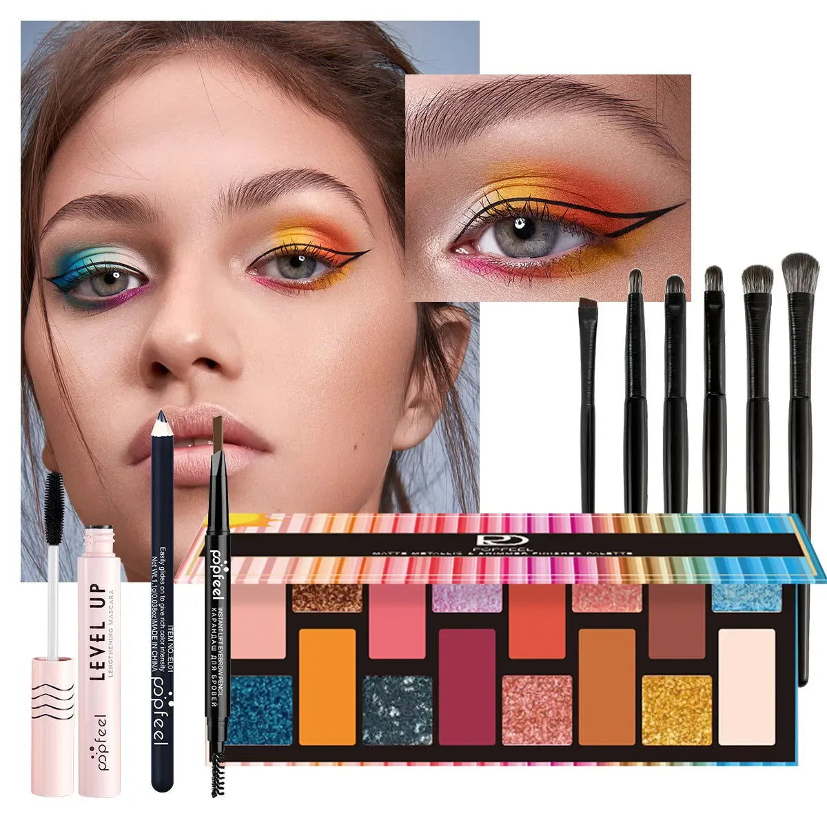 Kit Maquillage Yeux Complet - Palette Fards à Paupières - Masko shop