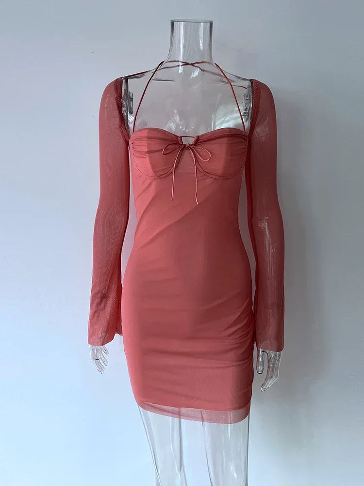 Mini Robe de Soirée Sexy Extensible - Masko shop