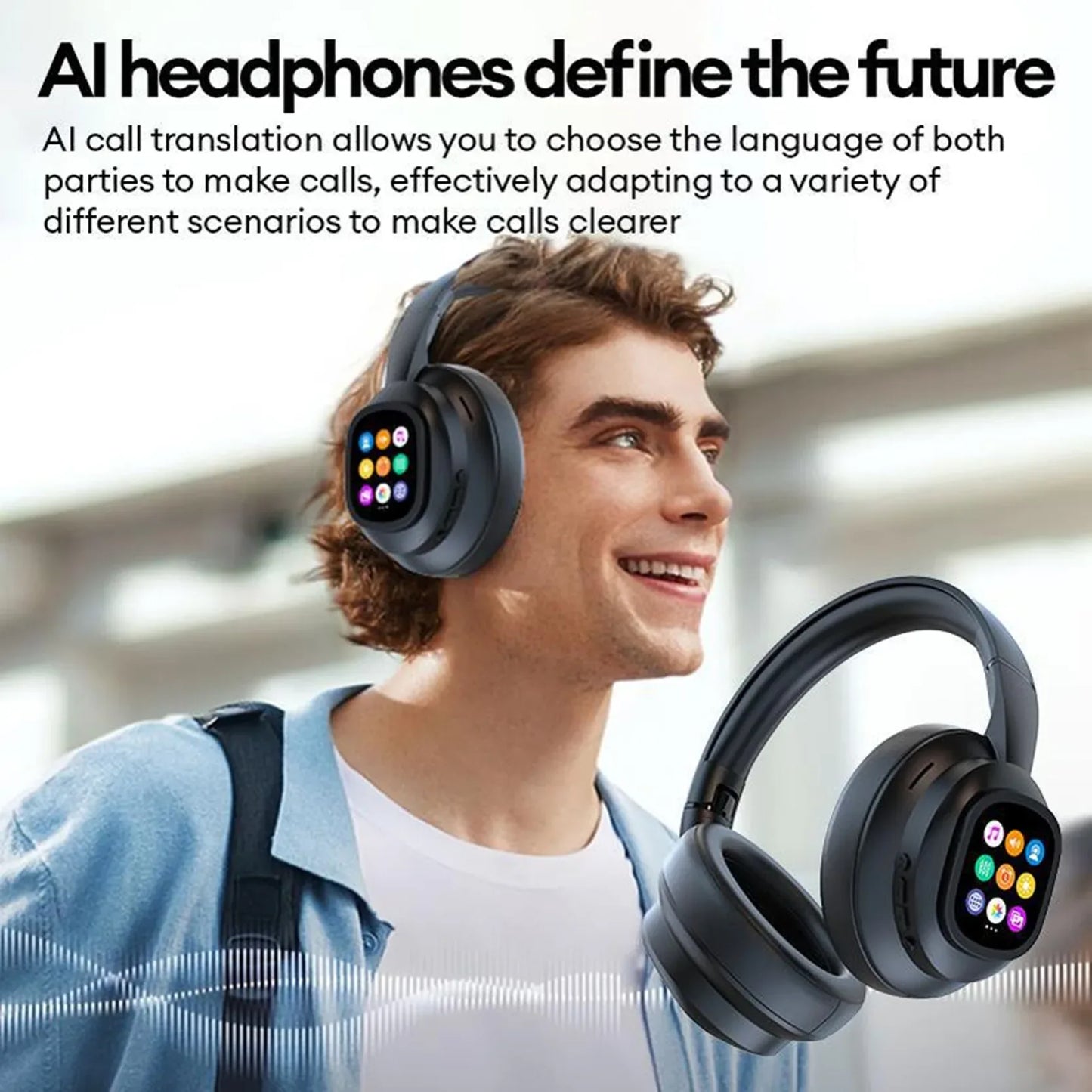Casque Bluetooth HD Traduction AI - Masko shop