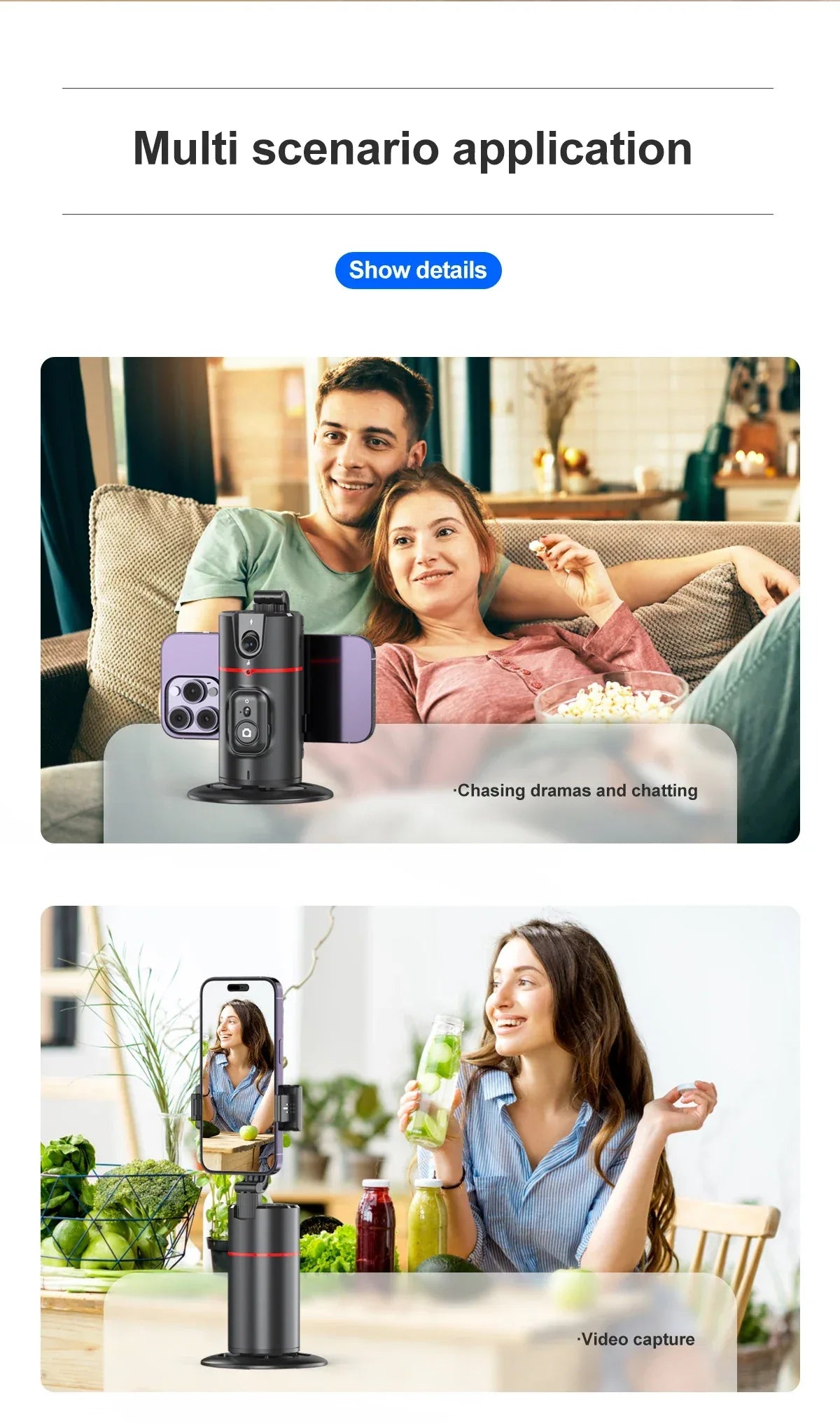 Selfie Stick P02 Suivi AI - Masko shop