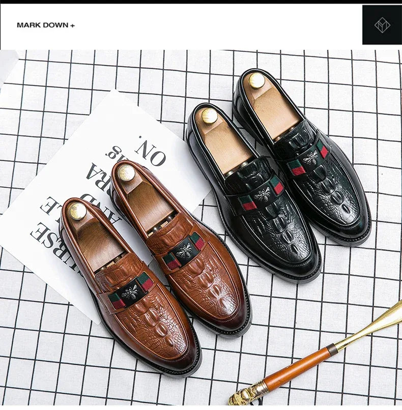 Chaussures Pointues Style Britannique pour Homme - Mode - Masko shop