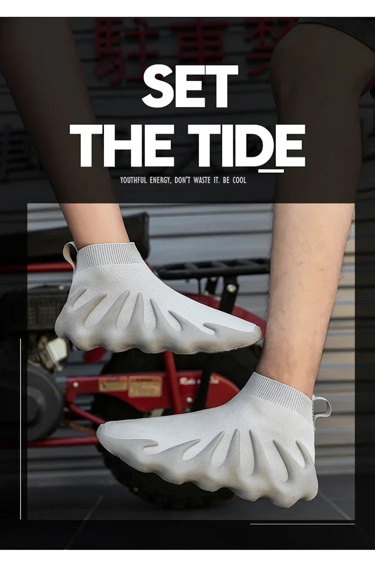 Baskets Montantes Grande Taille - Semelle Épaisse - Masko shop