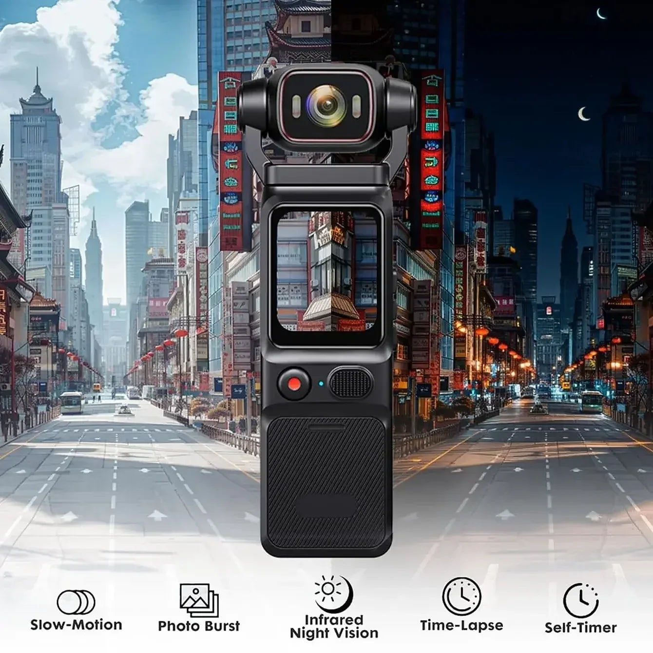 Caméra d'Action 4K UHD Stabilisée - Masko shop