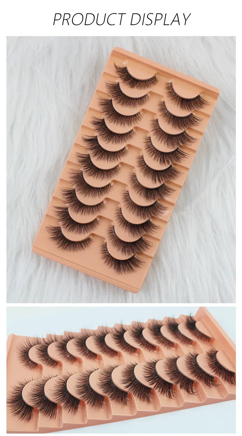 Faux Cils Naturels Cluster - Style Œil de Chat - Masko shop