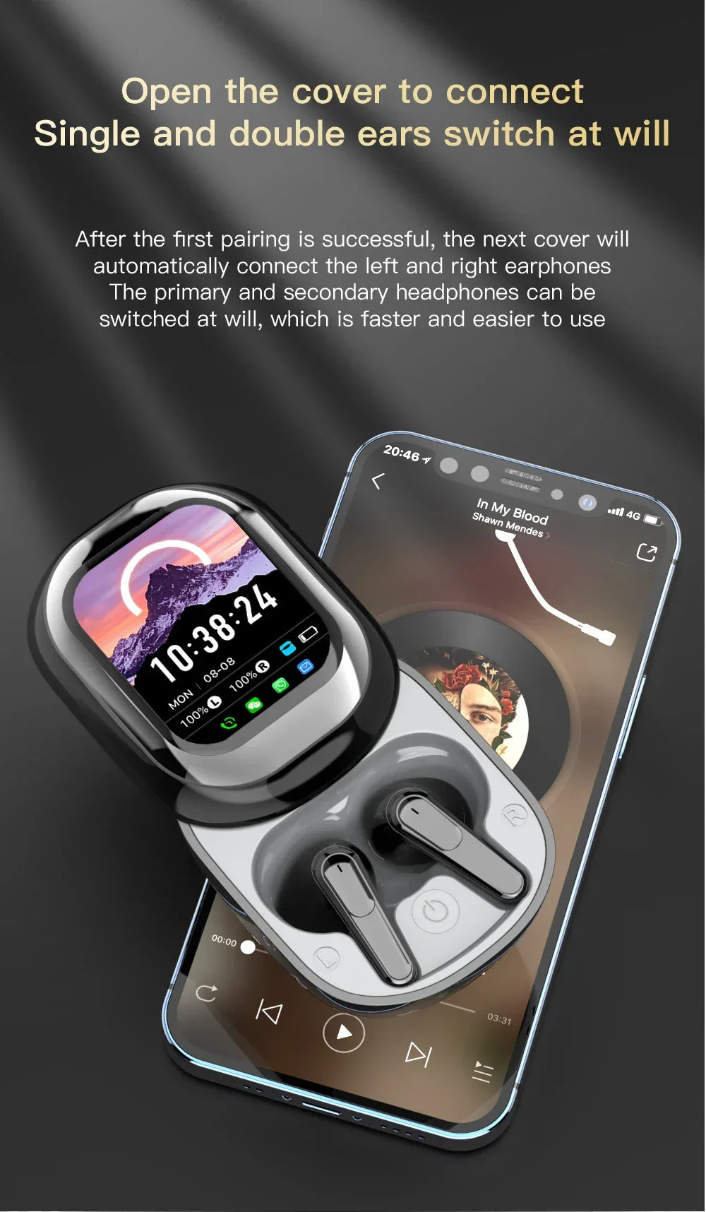 Écouteurs TWS SE-ONE LED Tactile - Masko shop