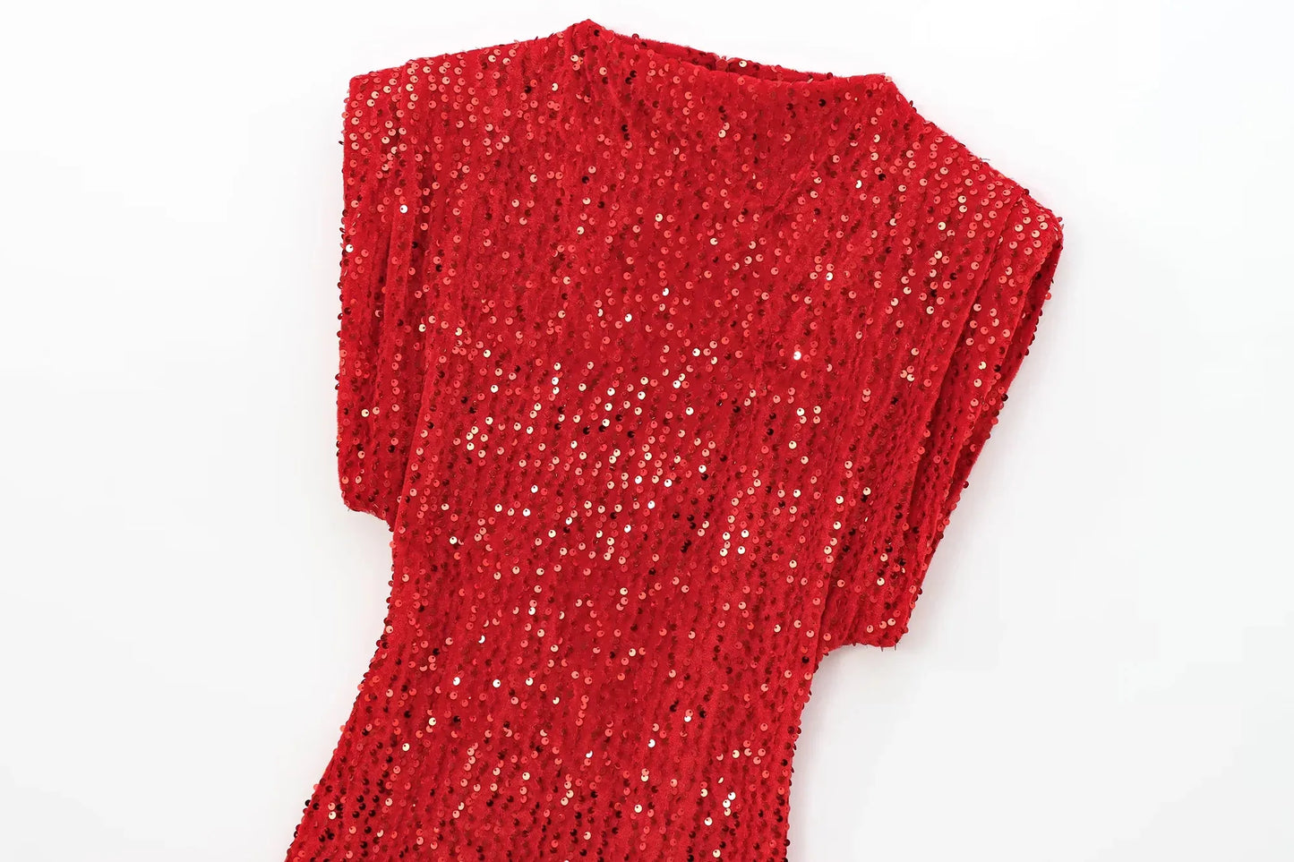 KONDALA 2025 femmes robe de soirée à paillettes épaulière gaine Mini robe sans manches discothèque fête femmes robes chics élégantes