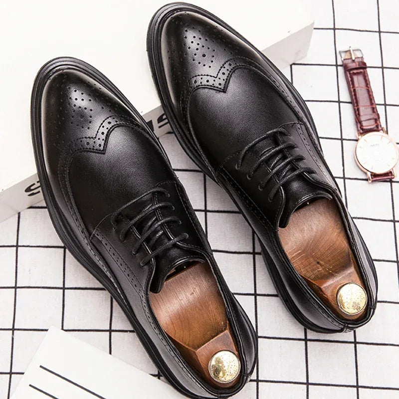 Chaussures Brogues Cuir - Bureau & Mariage - Masko shop