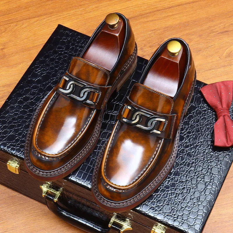 Mocassins en Cuir pour Hommes - Style Classique - Masko shop