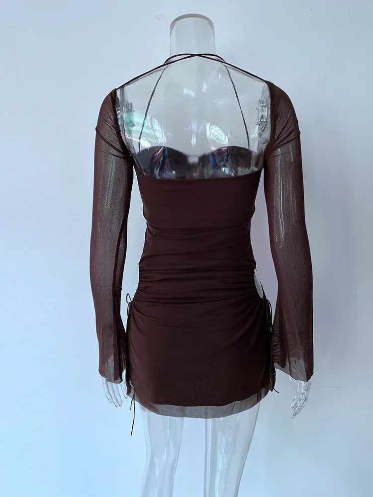 Mini Robe de Soirée Sexy Extensible - Masko shop