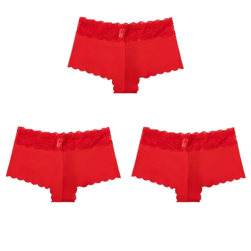 Culottes Léopard Dentelle - Lot 3 Pièces - Masko shop