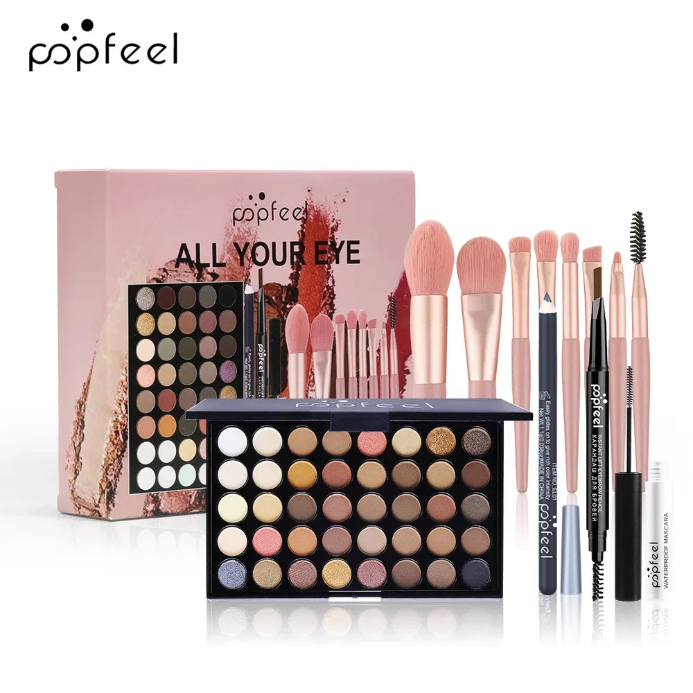 Kit Maquillage Yeux Complet - Palette Fards à Paupières - Masko shop