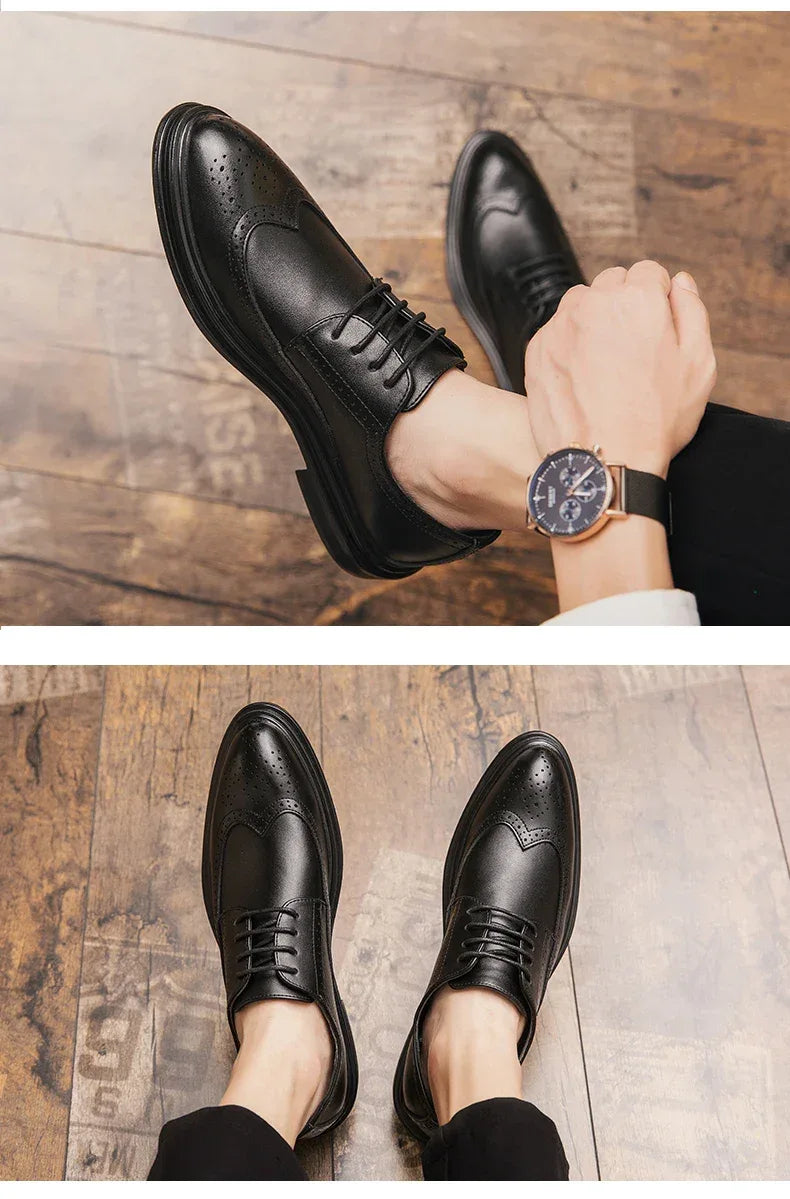 Chaussures Brogues Cuir - Bureau & Mariage - Masko shop