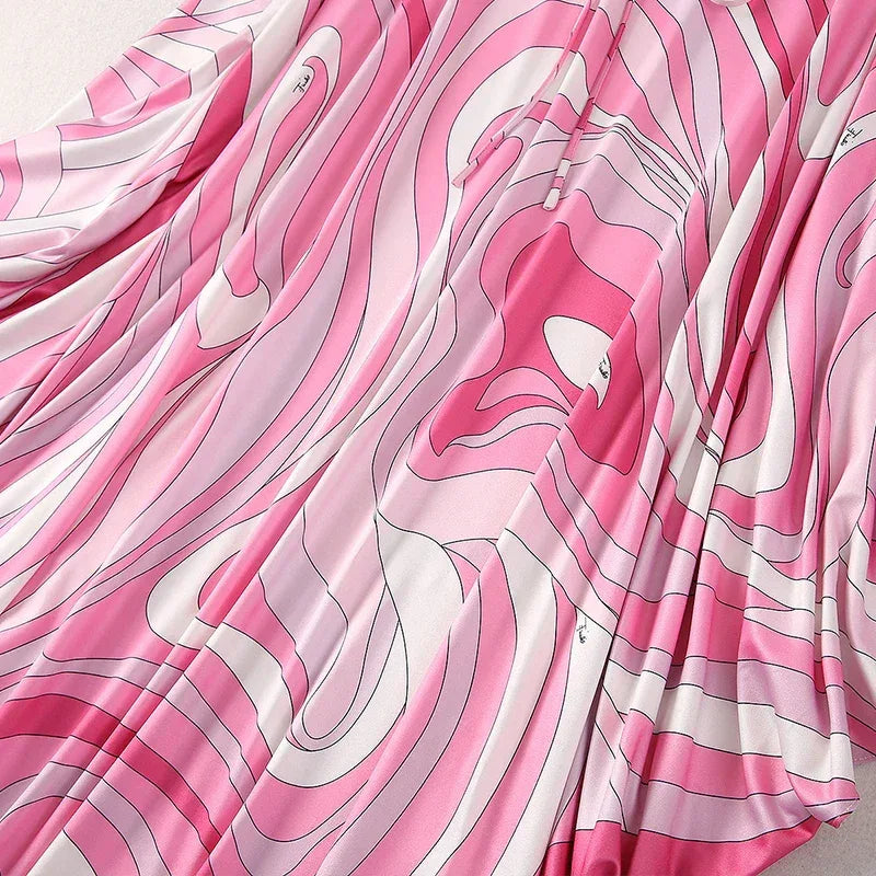 Robe Rayures Colorées - Manches Chauve-Souris - Masko shop