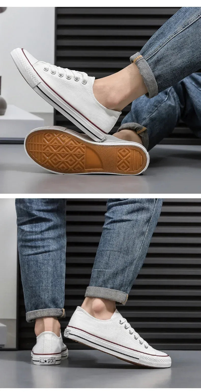 Baskets Basses Toile Noires - Unisexe - Masko shop