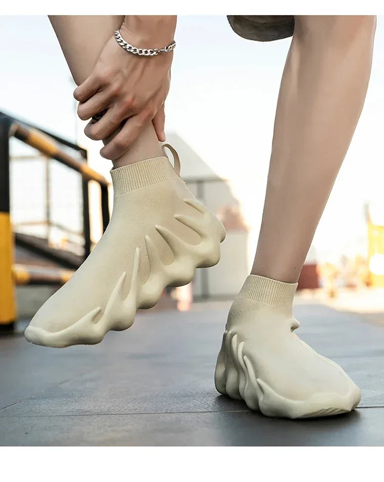 Baskets Montantes Grande Taille - Semelle Épaisse - Masko shop