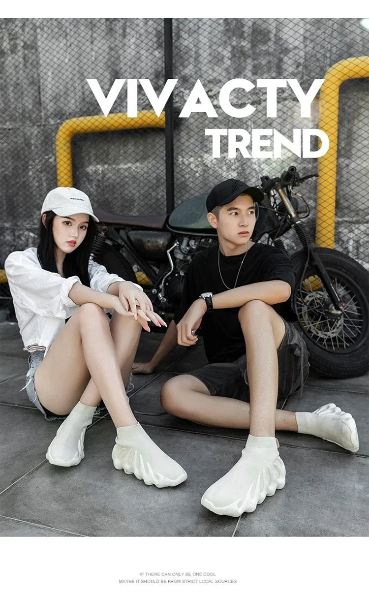 Baskets Montantes Grande Taille - Semelle Épaisse - Masko shop