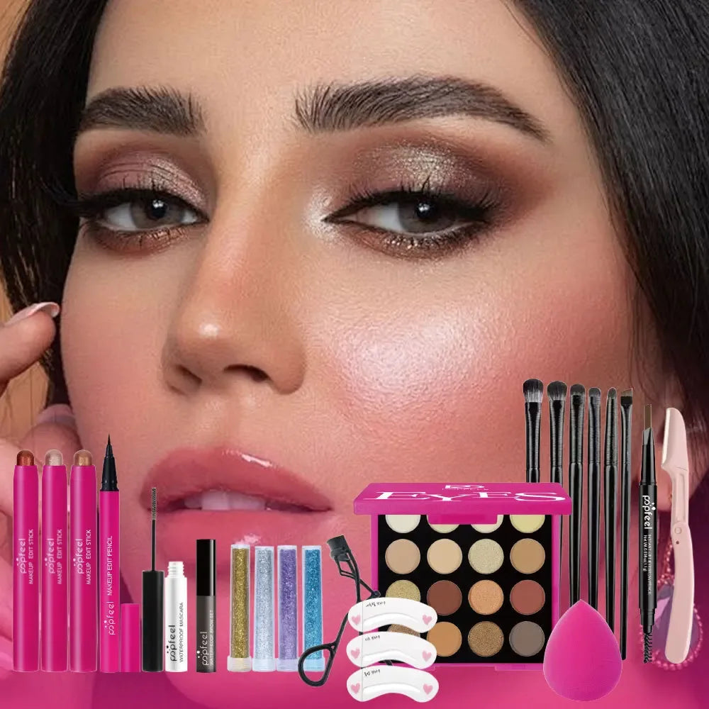 Kit Maquillage Yeux Complet - Palette Fards à Paupières - Masko shop