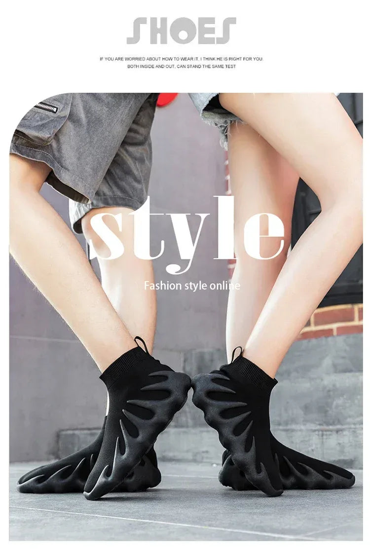 Baskets Montantes Grande Taille - Semelle Épaisse - Masko shop