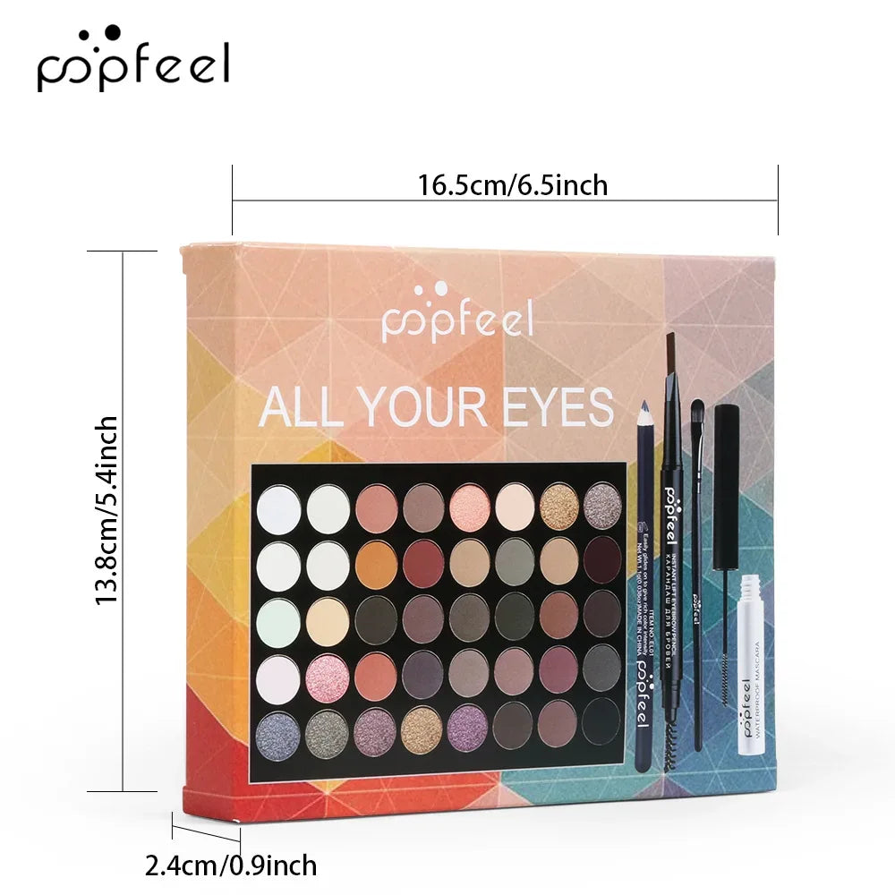 Kit Maquillage Yeux Complet - Palette Fards à Paupières - Masko shop