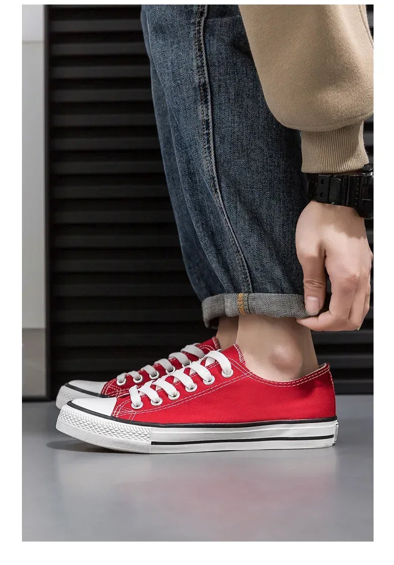 Baskets Basses Toile Noires - Unisexe - Masko shop