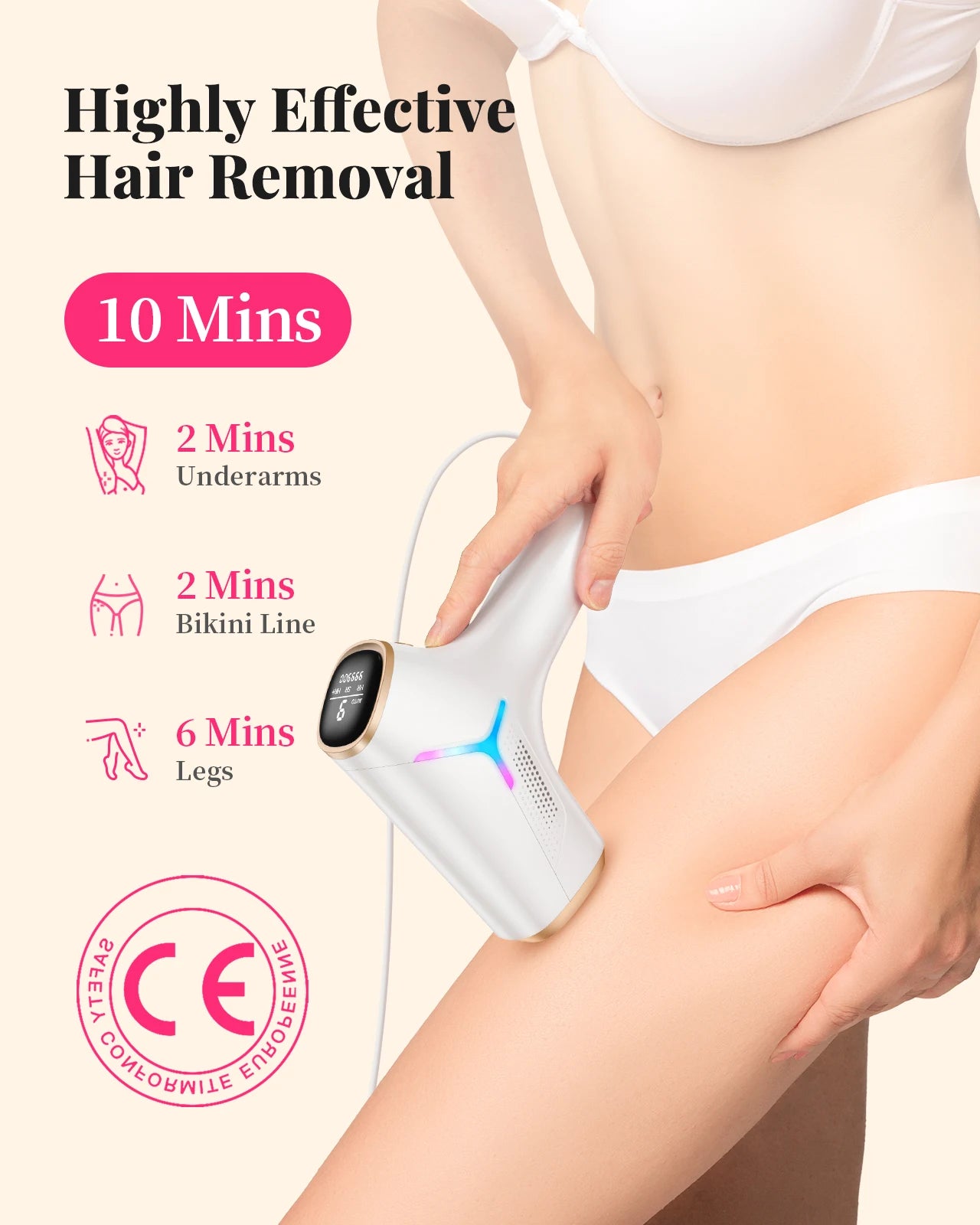 990000   Flashes Épilation au laser pour femmes et hommes Épilation IPL Corps Bikini et zones du visage Épilation permanente indolore