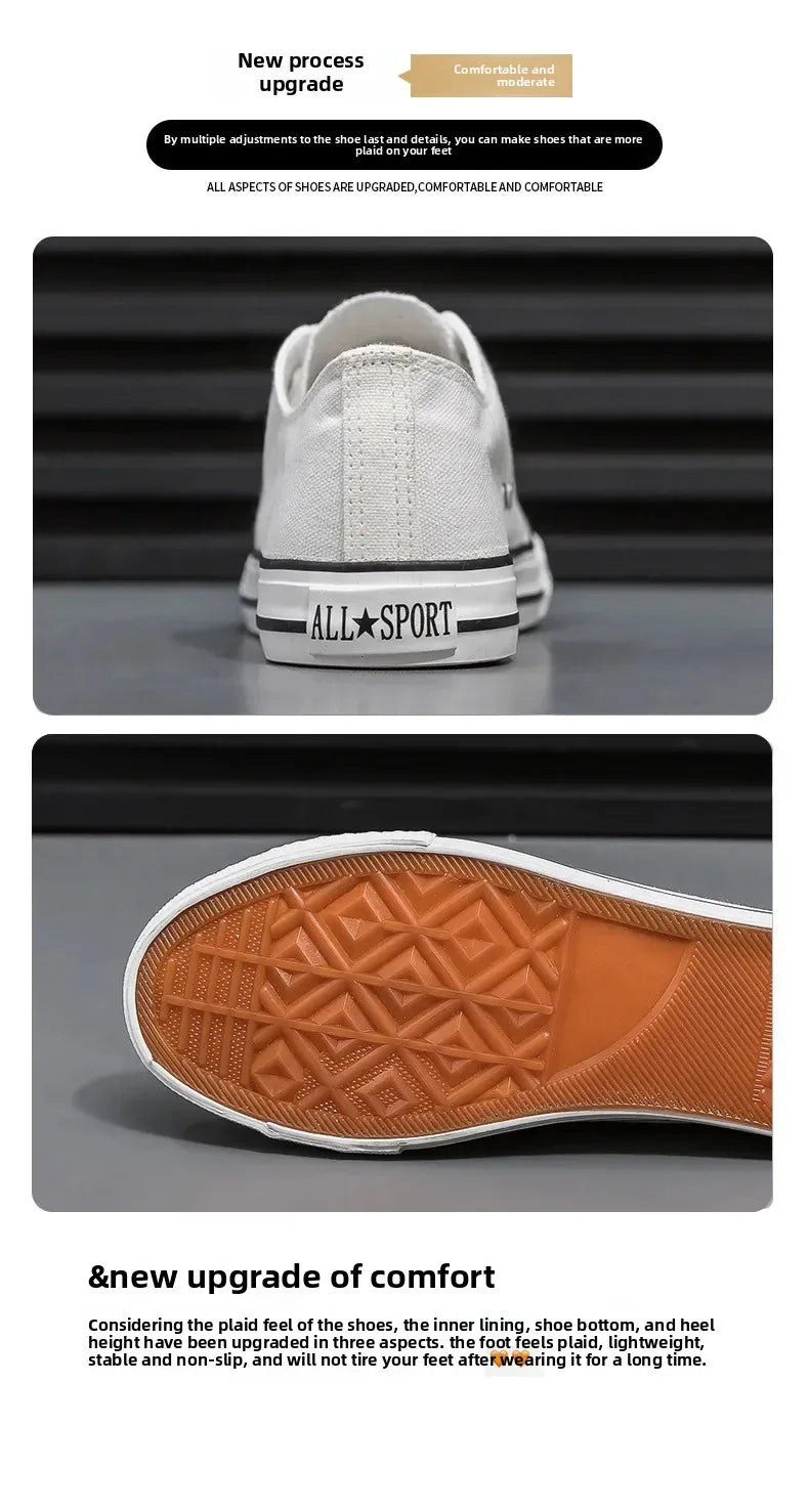 Baskets Basses Toile Noires - Unisexe - Masko shop