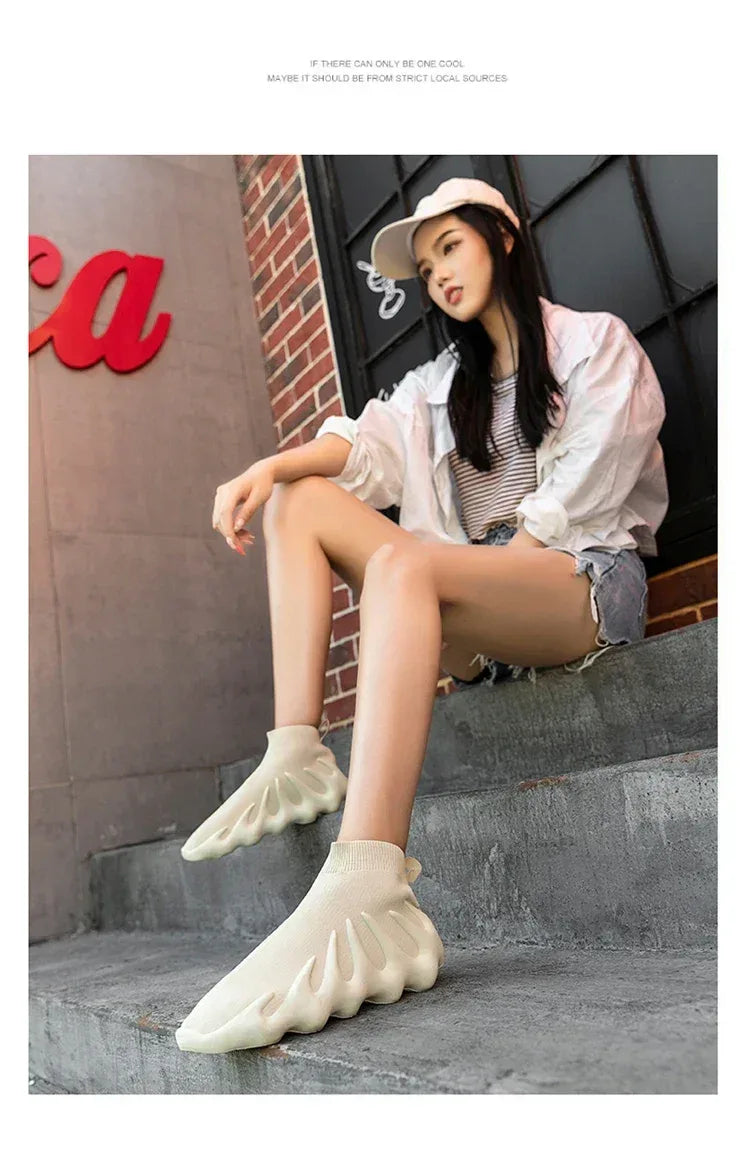 Baskets Montantes Grande Taille - Semelle Épaisse - Masko shop