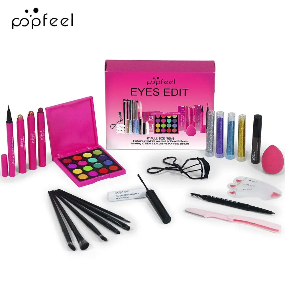 Kit Maquillage Yeux Complet - Palette Fards à Paupières - Masko shop