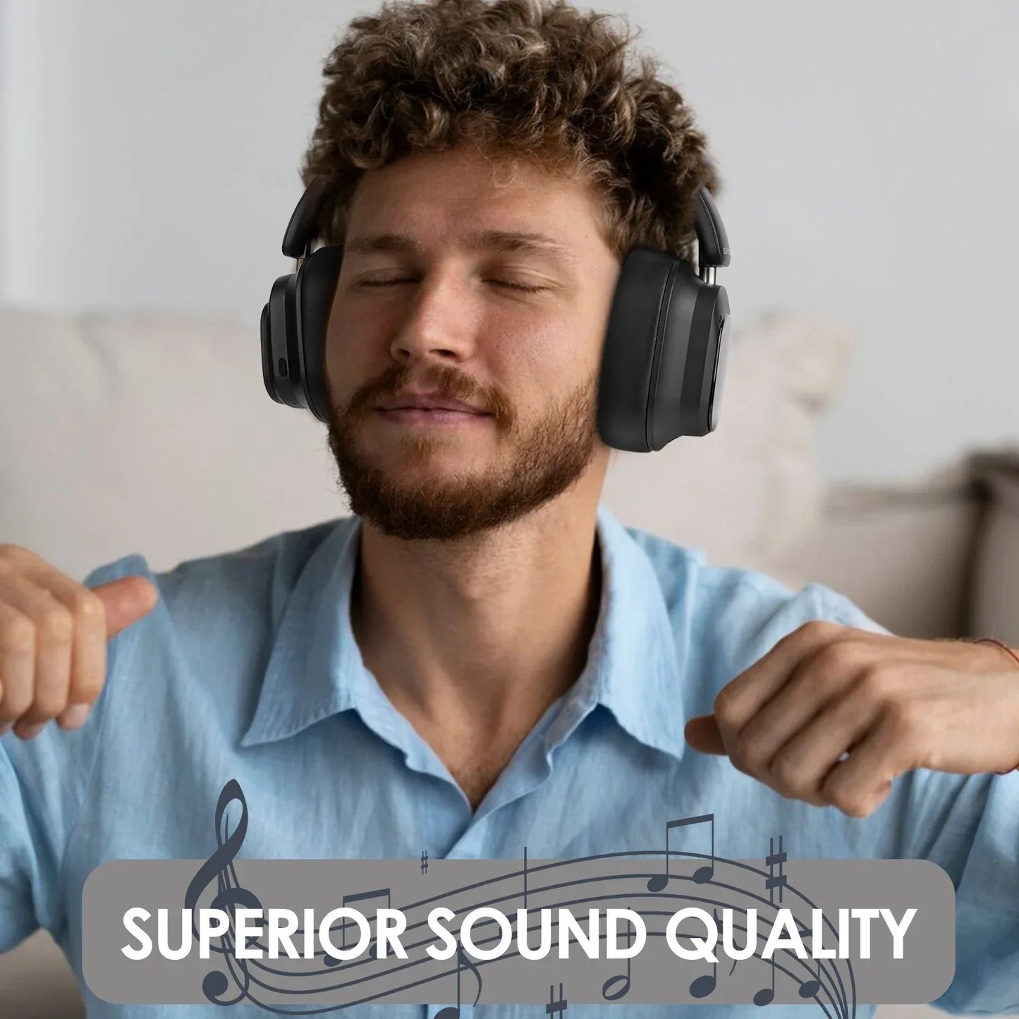 Siindoo JH-ANC930Plus - Écouteurs Sans Fil à Suppression de Bruit - Masko shop