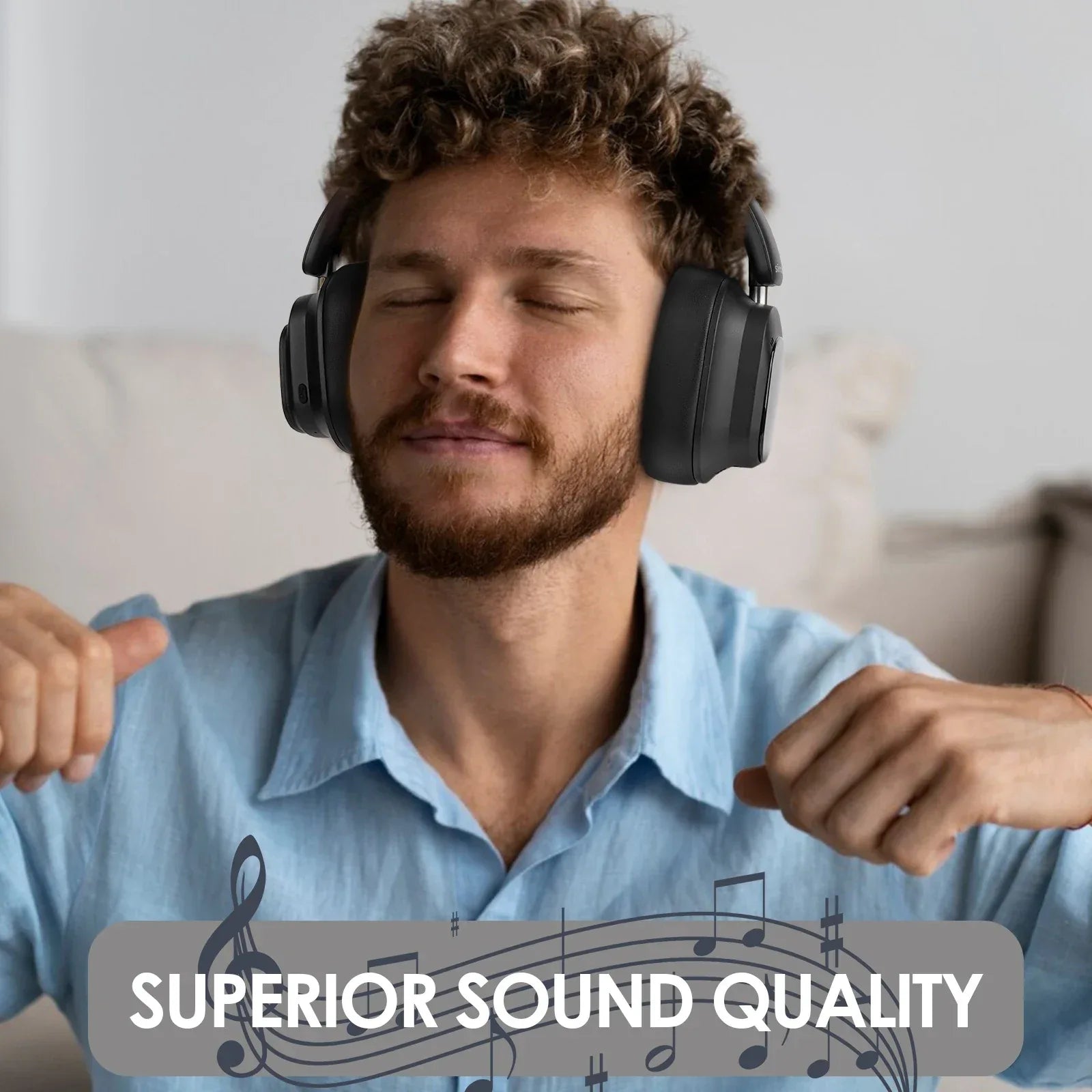 Siindoo JH-ANC930Plus - Écouteurs Sans Fil à Suppression de Bruit - Masko shop