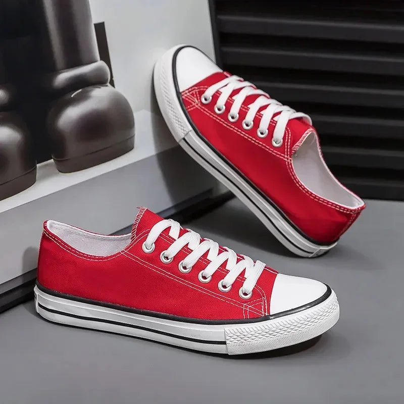 Baskets Basses Toile Noires - Unisexe - Masko shop