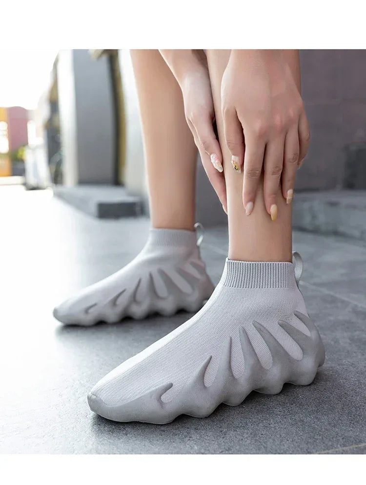 Baskets Montantes Grande Taille - Semelle Épaisse - Masko shop