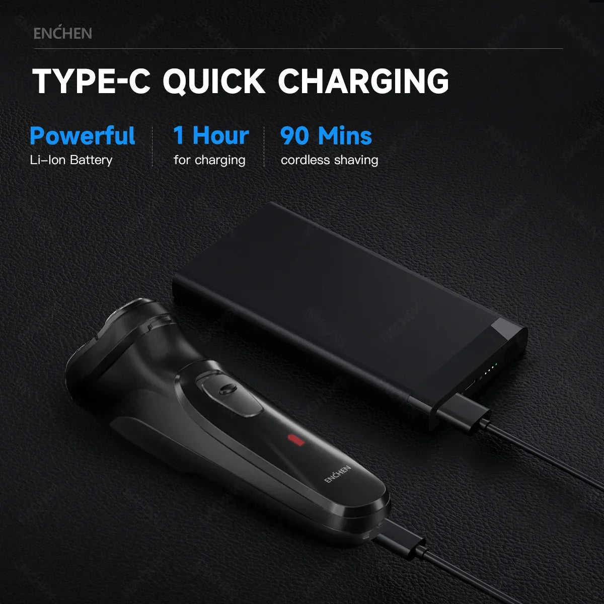 Rasoir Électrique 3D ENCHEN Blackstone - USB-C - Masko shop