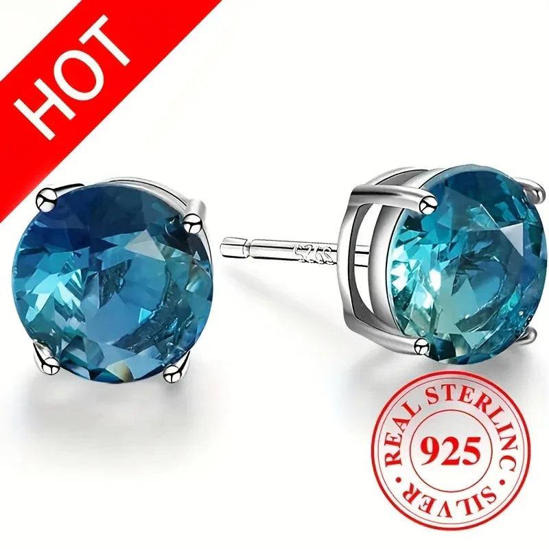 Boucles d'Oreilles Argent 925 - Style Bohème - Zircone Cubique - Masko shop