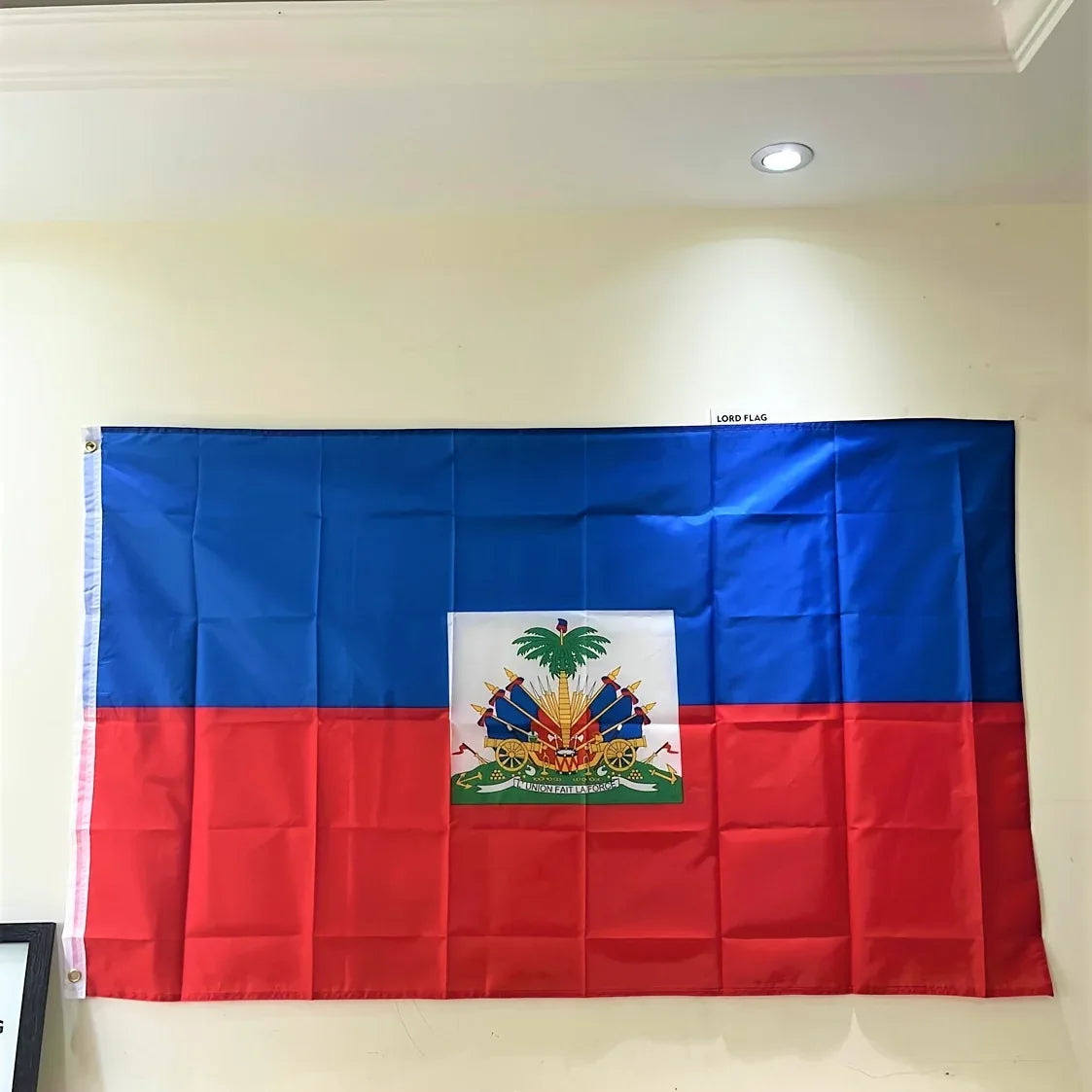 Drapeau National d'Haïti - 90x150cm - Polyester - Masko shop